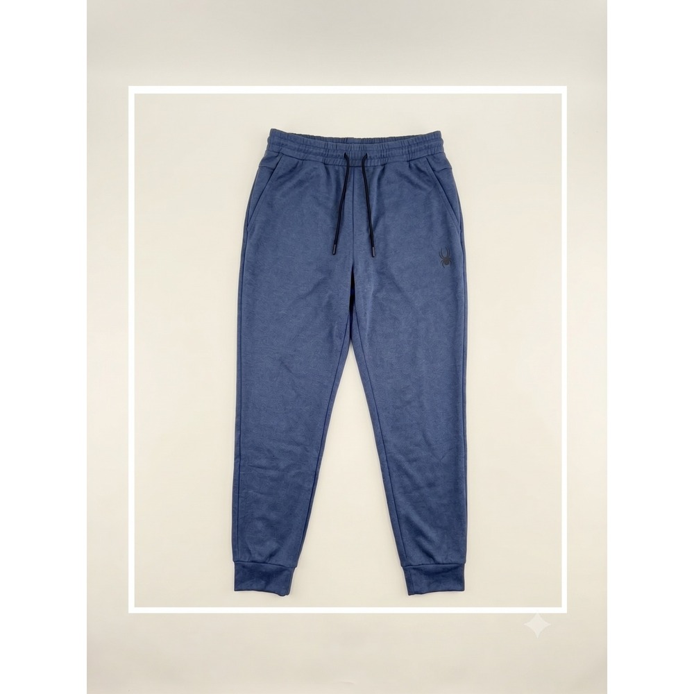 Spyder Mens ProWEB Joggers Blue Heather‎ Athletic Sweatpants Large
